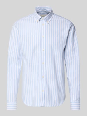 Regular Fit Freizeithemd mit Button-Down-Kragen Modell 'Konrad' Shop The Look MANNEQUINE