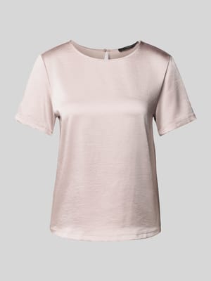 Regular fit T-shirt van satijn en jersey, model 'GILBERT' Shop The Look MANNEQUINE