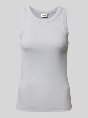 Tanktop in riblook, model 'OLINA' Shop The Look MANNEQUINE
