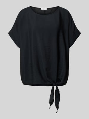 Blusenshirt mit Rundhalsausschnitt Shop The Look MANNEQUINE