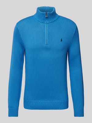 Gebreide pullover met schipperskraag Shop The Look MANNEQUINE