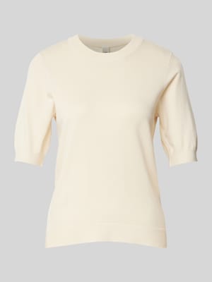 Gebreide pullover met 1/2-mouwen, model 'LENA' Shop The Look MANNEQUINE