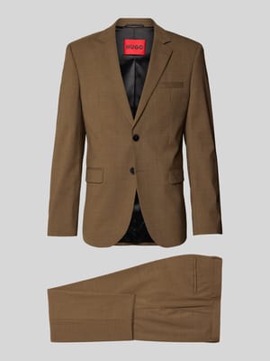 Extra Slim Fit Anzug mit Schurwoll-Anteil Modell 'ARTI' Shop The Look MANNEQUINE