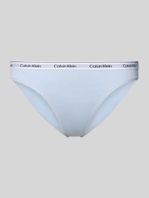 Slim Fit Slip mit Logo-Detail Modell 'Carousel' Shop The Look MANNEQUINE