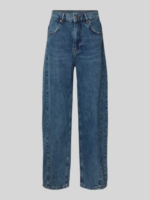 Jeans o szerokim kroju z kieszeniami wpuszczanymi Shop The Look MANNEQUINE