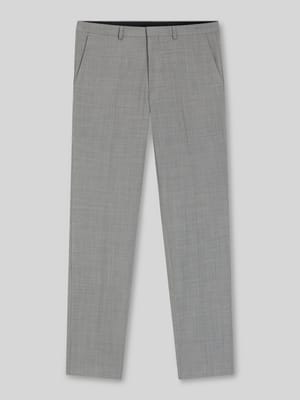 Slim Fit Anzughose aus Woll-Mix Modell 'HESTEN' Shop The Look MANNEQUINE