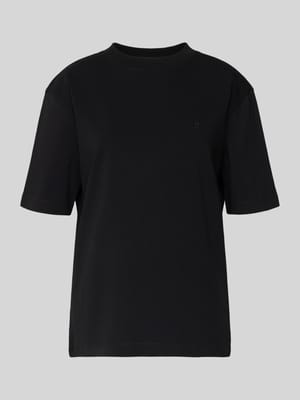 T-shirt met labelstitching, model 'TARJAA' Shop The Look MANNEQUINE