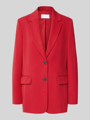 Regular fit longline blazer met klepzakken Shop The Look MANNEQUINE