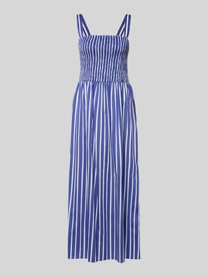 Midikleid im Allover-Look mit Smok-Details Shop The Look MANNEQUINE