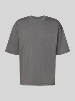 Oversized T-Shirt mit Logo und Rundhalsausschnitt Shop The Look MANNEQUINE