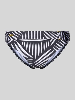 Bikinihose mit Umschlag und Label-Detail Modell 'Liv' Shop The Look MANNEQUINE