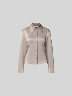 Hemdbluse mit Spitzkragen Shop The Look MANNEQUINE