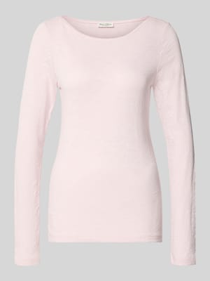 Regular Fit koszulka z długim rękawem z czystej bawełny Shop The Look MANNEQUINE