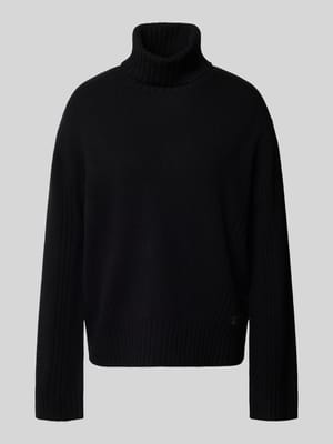 Relaxed Fit Rollkragenpullover aus reiner Wolle Shop The Look MANNEQUINE