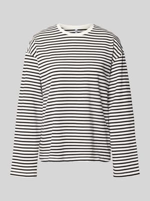 Koszulka z długim rękawem z mieszanki bawełny o kroju regular fit model 'ADIE' Shop The Look MANNEQUINE