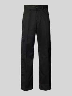 Spodnie o kroju loose straight fit z kantami Shop The Look MANNEQUINE