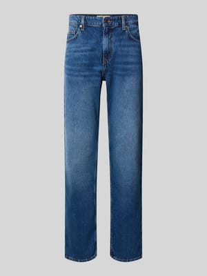 Straight Fit Jeans aus reiner Baumwolle Modell 'Rodeo' Shop The Look MANNEQUINE
