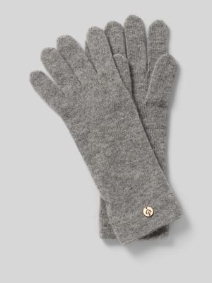 Kasjmier handschoenen met labelapplicatie Shop The Look MANNEQUINE