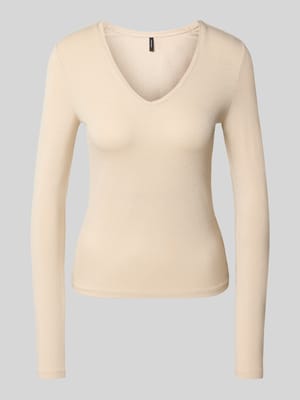 Regular Fit Langarmshirt aus Viskose-Mix Modell 'LAVA' Shop The Look MANNEQUINE