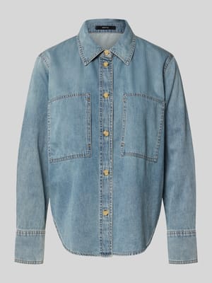 Jeansblouse in denimlook, model 'Zutie' Shop The Look MANNEQUINE