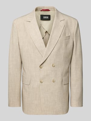 Marynarka o kroju slim fit z dodatkiem wiskozy i kieszenie z patką Shop The Look MANNEQUINE