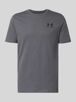 Regular Fit T-Shirt mit Logo-Print Modell 'Left' Shop The Look MANNEQUINE