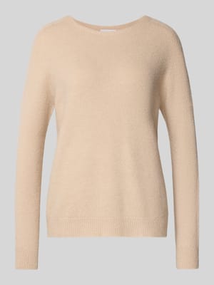 Gebreide pullover met ribboorden Shop The Look MANNEQUINE