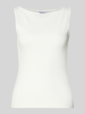 Slim Fit Tanktop aus Baumwoll-Mix Modell 'MAY' Shop The Look MANNEQUINE