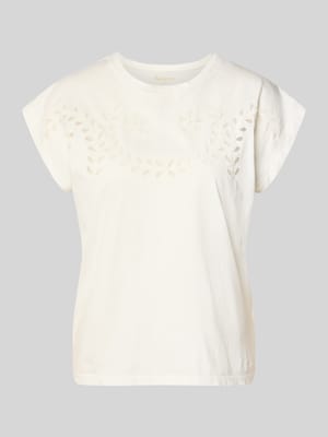 Regular Fit T-Shirt aus reiner Baumwolle Modell 'MINA' Shop The Look MANNEQUINE