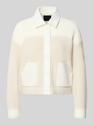 Regular Fit Jacke in Strick-Optik Shop The Look MANNEQUINE