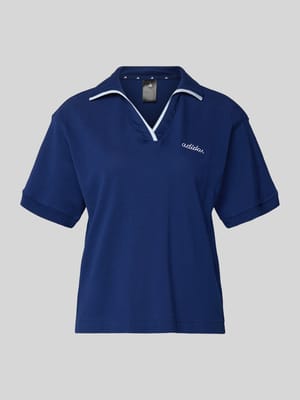 Poloshirt mit Label-Stitching Shop The Look MANNEQUINE