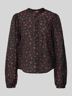 Regular fit overhemdblouse van viscosemix, model 'Nancy' Shop The Look MANNEQUINE