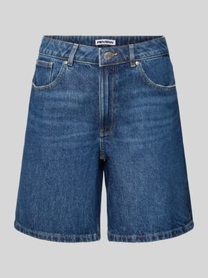 Szorty jeansowe z wpuszczanymi kieszeniami Shop The Look MANNEQUINE