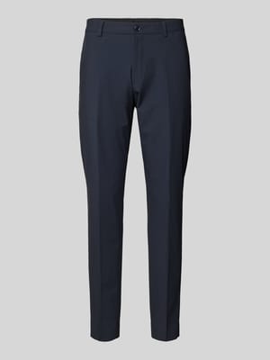 Tapered Fit Anzughose mit Bügelfalten Modell 'Pure Flex' Shop The Look MANNEQUINE