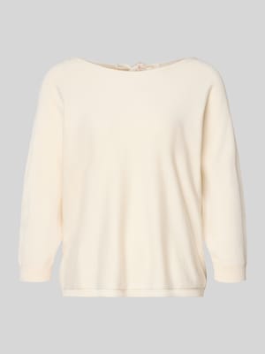 Strickpullover aus Viskose-Mix mit rückseitiger Schnürung Shop The Look MANNEQUINE