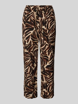 Capribroek van viscose met elastische band, model 'ROKSANA' Shop The Look MANNEQUINE