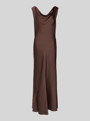 Maxikleid mit Wasserfall-Ausschnitt Shop The Look MANNEQUINE