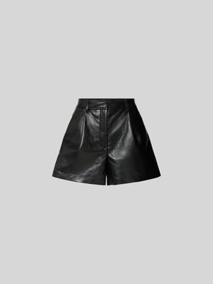 Shorts mit Leder-Anteil Shop The Look MANNEQUINE