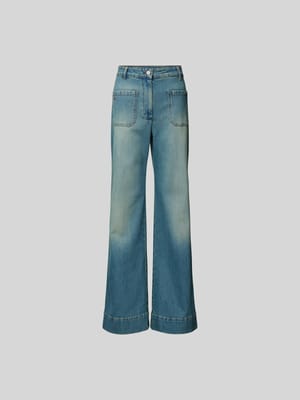 Loose Fit Jeans mit Label-Stitching Shop The Look MANNEQUINE