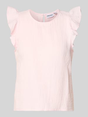 Regular Fit Top aus reiner Baumwolle Modell 'SASTINA' Shop The Look MANNEQUINE