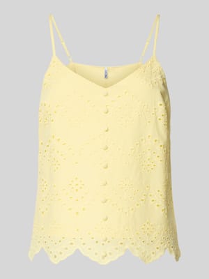 Regular Fit Blusentop aus reiner Baumwolle Modell 'VILDE' Shop The Look MANNEQUINE