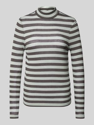 Longsleeve mit Stehkragen Shop The Look MANNEQUINE