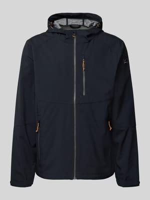 Regular Fit Jacke mit mit Logo-Applikation Shop The Look MANNEQUINE