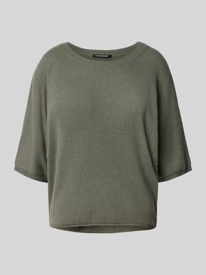 Loose fit gebreide pullover van een mix van wol en kasjmier Shop The Look MANNEQUINE