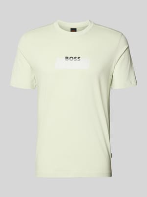 Regular Fit T-Shirt aus reiner Baumwolle Modell 'Te_LOGOTAPE' Shop The Look MANNEQUINE