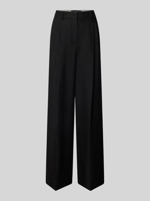 Wide Leg Bundfaltenhose mit Bügelfalten Modell 'VELIERO' Shop The Look MANNEQUINE