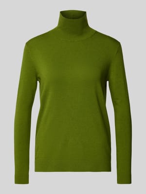 Gebreide pullover met opstaande kraag, model 'KIKU' Shop The Look MANNEQUINE