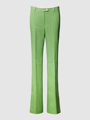 Pantalon met knoop- en ritssluiting, model 'Terela' Shop The Look MANNEQUINE