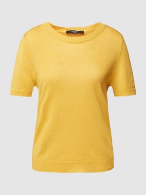 Gebreid shirt met ronde hals, model 'PANCONE' Shop The Look MANNEQUINE