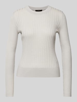 Strickpullover mit Rundhalsausschnitt Shop The Look MANNEQUINE